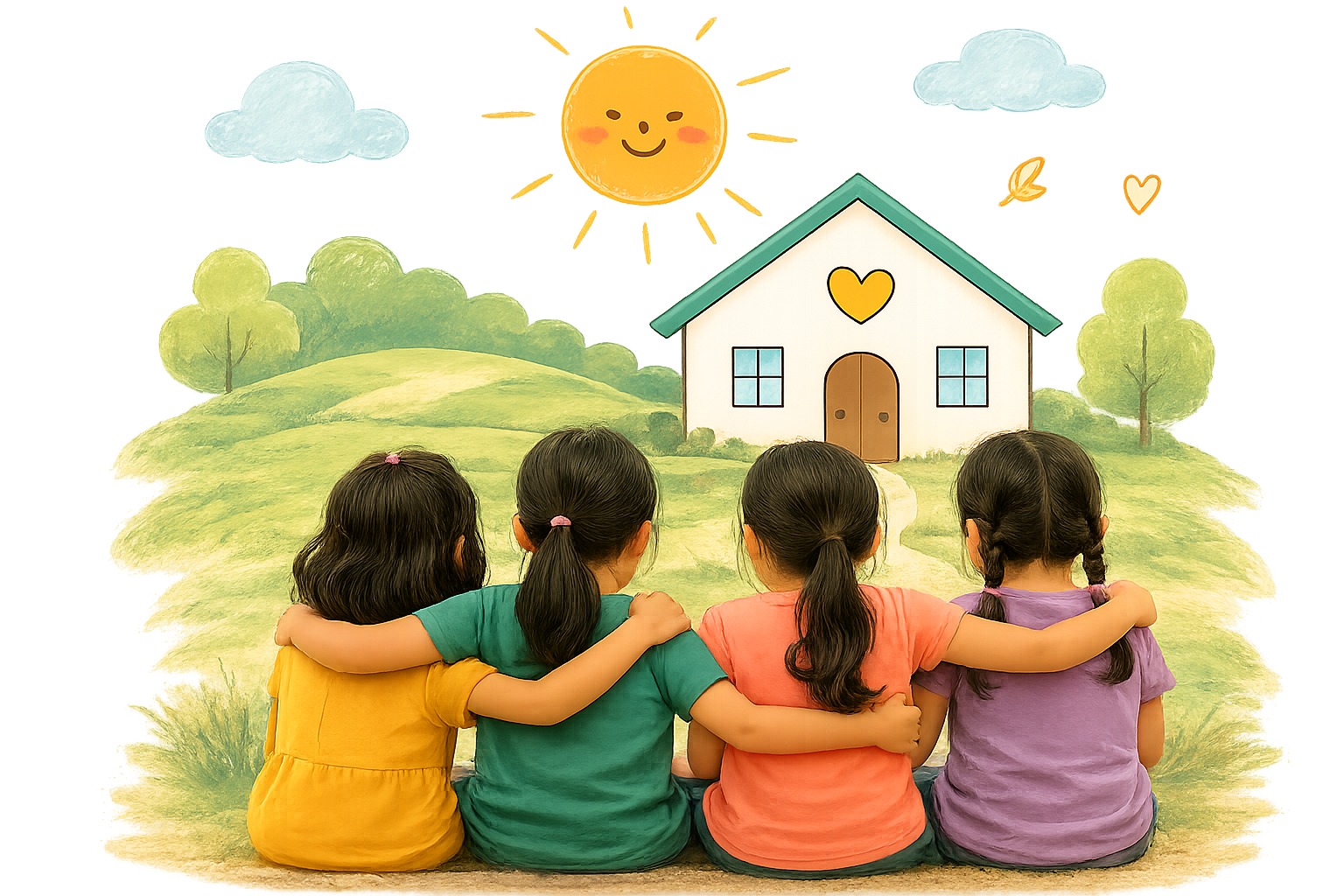 Children at Aasara Griha